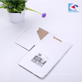 Caixa de transporte branca do cartão do papelão ondulado de Folable para o vestuário